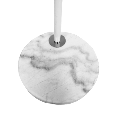 GLOBOSTAR® IMPERIAL 01588 Μοντέρνο Επιδαπέδιο Φωτιστικό με Ντουί 1 x E27 AC 220-240V IP20 - Λευκό - Μ38 x Π38 x Υ172cm