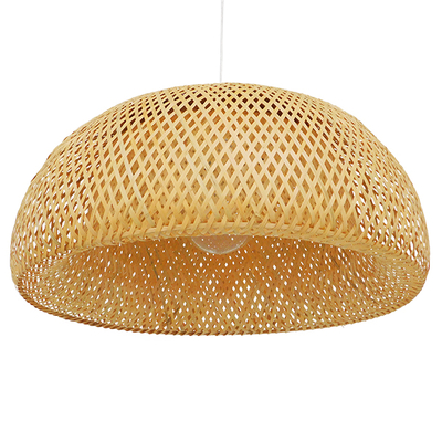GLOBOSTAR® SAN TROPEZ 01627 Boho Κρεμαστό Φωτιστικό Οροφής με Ντουί 1 x E27 AC 220-240V IP20 - Μπεζ - Μ60 x Π60 x Υ29cm