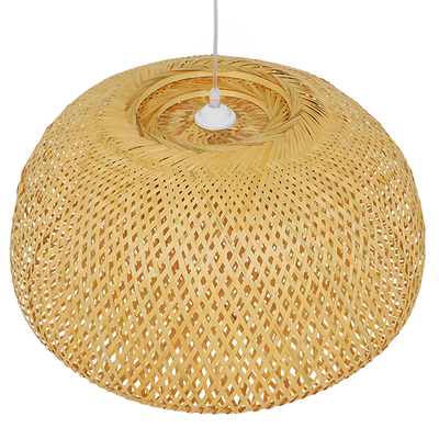 GLOBOSTAR® SAN TROPEZ 01627 Boho Κρεμαστό Φωτιστικό Οροφής με Ντουί 1 x E27 AC 220-240V IP20 - Μπεζ - Μ60 x Π60 x Υ29cm
