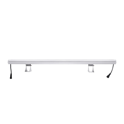 GLOBOSTAR® WASHER-MOZA 05114 Μπάρα Φωτισμού Wall Washer LED 48W 4800lm 10-30° DC 24V Αδιάβροχο IP66 RGB Dimmable - Γκρι Ανθρακί - Μ100 x Π6.5 x Υ6.6cm - 3 Χρόνια Εγγύηση