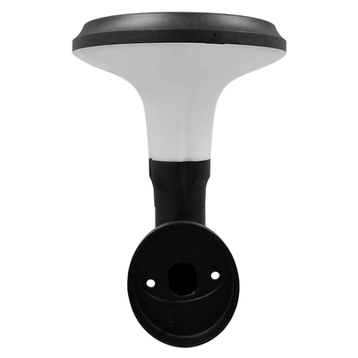 GLOBOSTAR® SOLARTIS 12129 Φωτιστικό Κολωνάκι Κήπου LED 10W 1000lm 180° με Ενσωματωμένο Φωτοβολταϊκό Panel 6V 5W & Επαναφορτιζόμενη Μπαταρία Li-ion 3.2V 6000mAh με Αισθητήρα Ημέρας-Νύχτας Αδιάβροχο IP65 Ψυχρό Λευκό 6000K - Γκρι Ανθρακί - Μ26 x Π33 x Υ28cm - 2 Χρόνια Εγγύηση