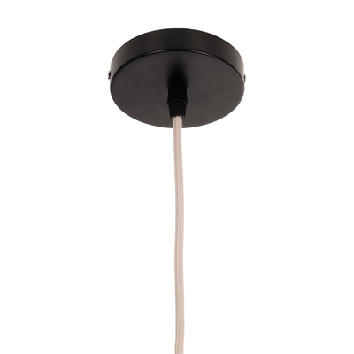 GLOBOSTAR® JENSON 00910 Boho Κρεμαστό Φωτιστικό Οροφής με Ντουί 1 x E27 AC 220-240V IP20 - Μπεζ - Μ38 x Π38 x Υ24cm