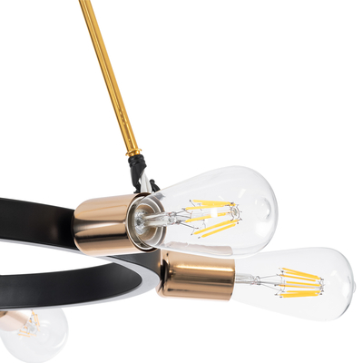 GLOBOSTAR® SAILOR 01445 Μοντέρνο Φωτιστικό Οροφής με Ντουί 7 x E27 AC 220-240V IP20 - Πολύχρωμο - Μ55 x Π55 x Υ55cm