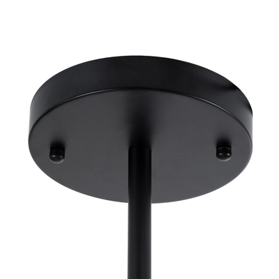 GLOBOSTAR® NEXUS 01446 Μοντέρνο Φωτιστικό Οροφής με Ντουί 6 x E27 AC 220-240V IP20 - Μαύρο & Χάλκινο - Μ105 x Π105 x Υ70cm