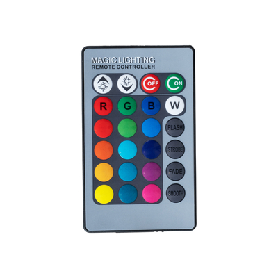 GLOBOSTAR® TREECOBINI 75592 Φωτιστικό Σποτ για Φυτά - Δέντρα με IR Ασύρματο Χειριστήριο LED 10W 500lm 35° DC 12V Αδιάβροχο IP67 Πολύχρωμο RGB Dimmable - Bridgelux COB Chip - Νίκελ Βούρτσας - Μ7 x Π10.5 x Υ8.5cm - 2 Χρόνια Εγγύηση