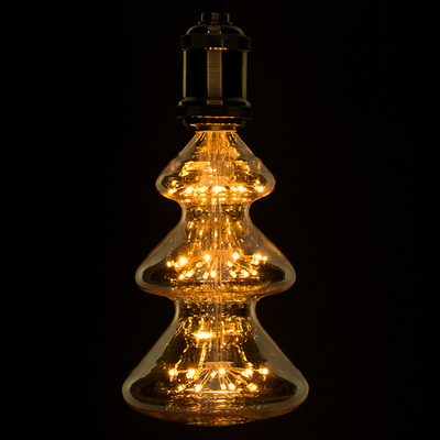 GLOBOSTAR® DECOTREE 99215 Λάμπα E27 CM115 LED 4W 400lm 360° AC 220-240V IP20 Ultra Θερμό Λευκό 2200K - Diode HP Filament Chip - Μελί - Μ12.1 x Π12.1 x Υ22cm - 3 Χρόνια Εγγύηση