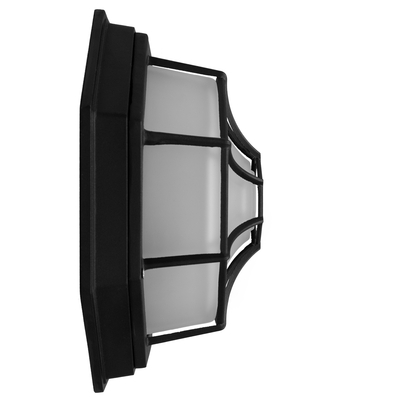 GLOBOSTAR® RUBY 00912 Vintage Φωτιστικό Οροφής με Ντουί 1 x E27 AC 220-240V IP20 - Μαύρο & Λευκό - Μ27 x Π27 x Υ12cm