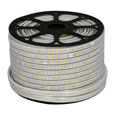 GloboStar® 70513 Wide Ταινία Διπλής Σειράς Epistar LED SMD 2835 1m 24W/m 180LED/m 3144lm/m 120° DC 230V Αδιάβροχη IP68 Ultra Θερμό Λευκό 2200K Dimmable