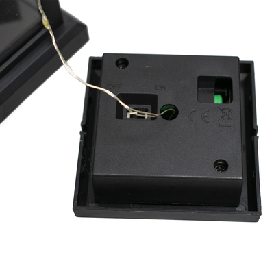 GLOBOSTAR® LANTERNIA 71505 Διακοσμητικό Φαναράκι LED 1W 50lm 180° DC 5V με Φωτοβολταϊκό Panel 5V 0.1W & Επαναφορτιζόμενη Μπαταρία Li-ion 3.2V 120mAh Αδιάβροχο IP65 Θερμό Λευκό 2700K - Μ9 x Π9 x Υ12.5cm - 1 Χρόνο Εγγύηση