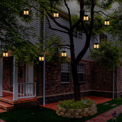 GLOBOSTAR® LANTERNIA 71505 Διακοσμητικό Φαναράκι LED 1W 50lm 180° DC 5V με Φωτοβολταϊκό Panel 5V 0.1W & Επαναφορτιζόμενη Μπαταρία Li-ion 3.2V 120mAh Αδιάβροχο IP65 Θερμό Λευκό 2700K - Μ9 x Π9 x Υ12.5cm - 1 Χρόνο Εγγύηση