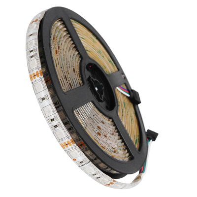 GLOBOSTAR® LUMAR 70129 Ταινία LED 14.4W/m 864lm/m 120° DC 12V Αδιάβροχη IP65 60 x SMD5050 Chip/m Πολύχρωμο RGB Dimmable - Μ500 x Π1 x Υ0.2cm - Ρολό 5 Μέτρων - 5 Χρόνια Εγγύηση