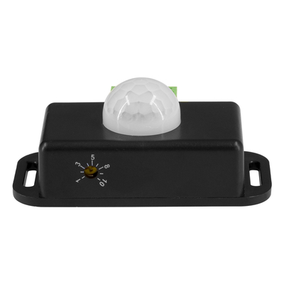 GLOBOSTAR® SENSORE 70743 Ανιχνευτής PIR / Αισθητήρας Κίνησης 180° DC 12-24V 6A 144W Max IP20 - Μ7.6 x Π4.5 x Υ3.3cm - 2 Χρόνια Εγγύηση