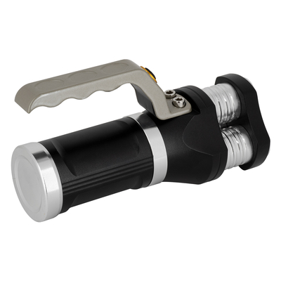 GLOBOSTAR® HANDLAMP 79025 Φακός Χειρός LED 30W 3000lm 45° DC 5V με Επαναφορτιζόμενη Μπαταρία Li-ion 3.7V 3x18650 15000mAh IP20 Ψυχρό Λευκό 6000K - CREE XHP50 Chip - Μ16.3 x Π6.4 x Υ8.5cm - 1 Χρόνο Εγγύηση