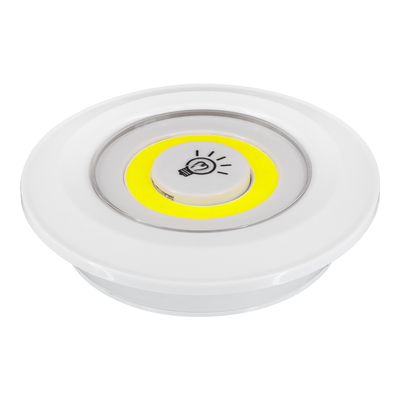 GloboStar® 79044 Φωτιστικά Νυκτός Μπαταρίας LED COB 6W 600lm με Timer & Ασύρματο Χειριστήριο RF - ΣΕΤ 3 Τεμαχίων Ψυχρό Λευκό 6000K