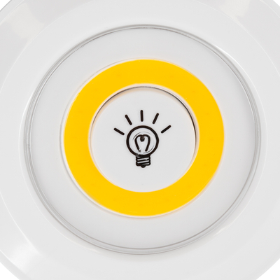 GLOBOSTAR® NEONSIGN 78575 Διακοσμητικό Φωτιστικό Τοίχου Νυκτός με RF Ασύρματο Χειριστήριο LED 2W 180lm 120° DC 3.6V με 3xAA Μπαταρίες IP20 Θερμό Λευκό 2700K Dimmable - Μ9 x Π2.3 x Υ9cm - Πακέτο 3 Τεμαχίων - 2 Χρόνια Εγγύηση