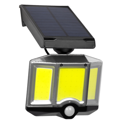 GLOBOSTAR® ORVION 71482 Προβολέας με IR Ασύρματο Χειριστήριο LED 20W 1000lm 120° DC 5V με Φωτοβολταϊκό Panel 5V 1W & Επαναφορτιζόμενη Μπαταρία Li-ion 3.2V 2400mAh Αδιάβροχο IP65 Ψυχρό Λευκό 6000K Dimmable - Sanan COB Chip - Μαύρο - Μ12.5 x Π3.5 x Υ10cm - 2 Χρόνια Εγγύηση