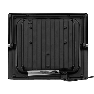 GLOBOSTAR® HERMES 71555 Προβολέας με IR Ασύρματο Χειριστήριο LED 40W 2000lm 120° DC 5V με Φωτοβολταϊκό Panel 5V 6W & Επαναφορτιζόμενη Μπαταρία Li-ion 3.2V 5000mAh Αδιάβροχο IP66 Ψυχρό Λευκό 6000K Dimmable - Sanan SMD Chip - Μαύρο - Μ23 x Π19.5 x Υ5cm - 2 Χρόνια Εγγύηση