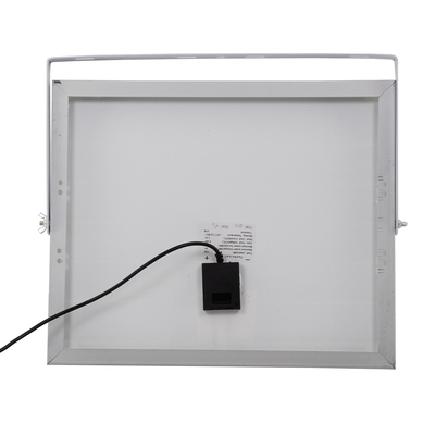 GLOBOSTAR® HERMES 71555 Προβολέας με IR Ασύρματο Χειριστήριο LED 40W 2000lm 120° DC 5V με Φωτοβολταϊκό Panel 5V 6W & Επαναφορτιζόμενη Μπαταρία Li-ion 3.2V 5000mAh Αδιάβροχο IP66 Ψυχρό Λευκό 6000K Dimmable - Sanan SMD Chip - Μαύρο - Μ23 x Π19.5 x Υ5cm - 2 Χρόνια Εγγύηση