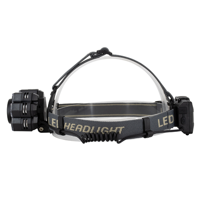 GLOBOSTAR® HEADLAMP 79061 Φακός Κεφαλής LED 30W 3000lm 15~60° DC 5V με USB-C με Επαναφορτιζόμενη Μπαταρία Li-ion 3.7V 2x18650 6000mAh Αδιάβροχο IP54 Ψυχρό Λευκό 6000K - CREE XML2-T6 Chip - Μ9.5 x Π5 x Υ5cm - 2 Χρόνια Εγγύηση