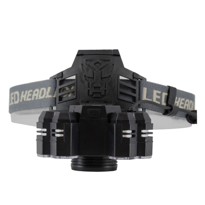 GLOBOSTAR® HEADLAMP 79061 Φακός Κεφαλής LED 30W 3000lm 15~60° DC 5V με USB-C με Επαναφορτιζόμενη Μπαταρία Li-ion 3.7V 2x18650 6000mAh Αδιάβροχο IP54 Ψυχρό Λευκό 6000K - CREE XML2-T6 Chip - Μ9.5 x Π5 x Υ5cm - 2 Χρόνια Εγγύηση