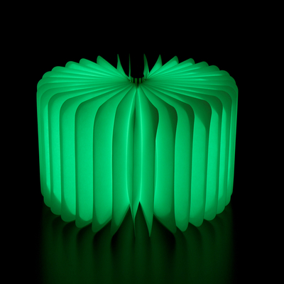 GLOBOSTAR® BOOKDECO 79636 Μοντέρνο Επιτραπέζιο Φωτιστικό Πορτατίφ LED 4W 250lm 180° DC 5V με USB 2.0 & Επαναφορτιζόμενη Μπαταρία Li-ion 3.2V 1000mAh IP20 Πολύχρωμο RGB - Μπεζ - Μ21.5 x Π16.5 x Υ2.2cm - 2 Χρόνια Εγγύηση