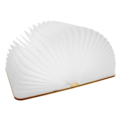 GLOBOSTAR® BOOKDECO 79636 Μοντέρνο Επιτραπέζιο Φωτιστικό Πορτατίφ LED 4W 250lm 180° DC 5V με USB 2.0 & Επαναφορτιζόμενη Μπαταρία Li-ion 3.2V 1000mAh IP20 Πολύχρωμο RGB - Μπεζ - Μ21.5 x Π16.5 x Υ2.2cm - 2 Χρόνια Εγγύηση