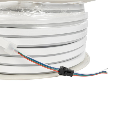 GLOBOSTAR® NEOVALE 70568 Ταινία Neon Flex LED 18W/m 900lm/m 120° DC 24V Αδιάβροχο IP65 60 x SMD5050 Chip/m Πολύχρωμο RGB Dimmable - Μ100 x Π0.8 x Υ1.6cm - 3 Χρόνια Εγγύηση