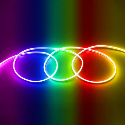 GLOBOSTAR® NEOVALE 70569 Ψηφιακή Pixel Addressable Ταινία Neon Flex LED 18W/m 900lm/m 120° DC 24V Αδιάβροχο IP65 60 x SMD5050 Chip/m 10 x Pixel/m Πολύχρωμο RGB Dimmable SPI/TTL Protocol IC WS2811 - Μ100 x Π0.8 x Υ1.6cm - 3 Χρόνια Εγγύηση