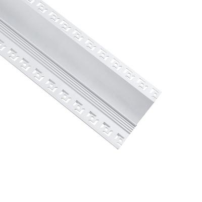GLOBOSTAR® ALP-PLASTERIN GYPSO 70840-3M Χωνευτό Προφίλ Αλουμινίου Ειδικό για Δημιουργία Κρυφού Φωτισμού σε Γυψοσανίδα με Λευκό Γαλακτερό Πατητό Κάλυμμα για Ταινίες LED IP20 - Ασημί & Λευκό - Μ300 x Π9.7 x Υ2cm - Πακέτο 5 Τεμαχίων