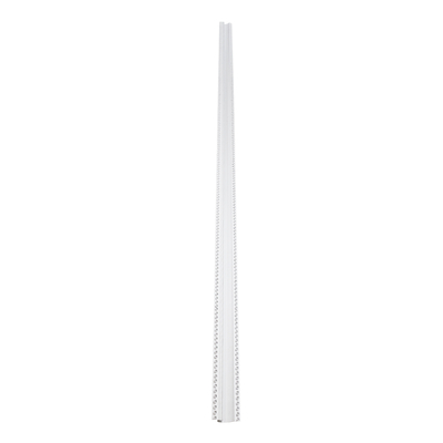 GLOBOSTAR® ALP-PLASTERIN GYPSO 70840-3M Χωνευτό Προφίλ Αλουμινίου Ειδικό για Δημιουργία Κρυφού Φωτισμού σε Γυψοσανίδα με Λευκό Γαλακτερό Πατητό Κάλυμμα για Ταινίες LED IP20 - Ασημί & Λευκό - Μ300 x Π9.7 x Υ2cm - Πακέτο 5 Τεμαχίων