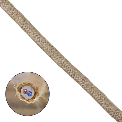 GLOBOSTAR® DECOCABLE 77640 Τριχιά Καλώδιο 2 x 0.75mm² IP20 - Μπεζ - Μ100 x Π0.7 x Υ0.7cm