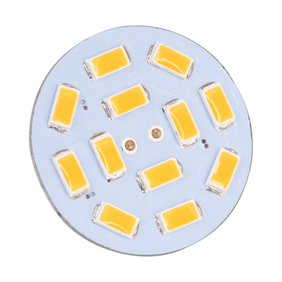 GLOBOSTAR® G4BACK 76103 Λάμπα G4 LED 4.5W 410lm 120° DC 12-24V IP20 Θερμό Λευκό 2700K Dimmable - Sanan SMD Chip - Back Pin - Μ3 x Π3 x Υ0.8cm - 2 Χρόνια Εγγύηση