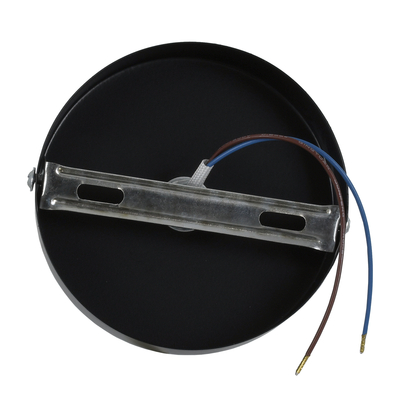 GLOBOSTAR® SARA 00843 Μοντέρνο Φωτιστικό Οροφής με Ντουί 1 x E27 AC 220-240V IP20 - Μαύρο - Μ10 x Π10 x Υ10.3cm