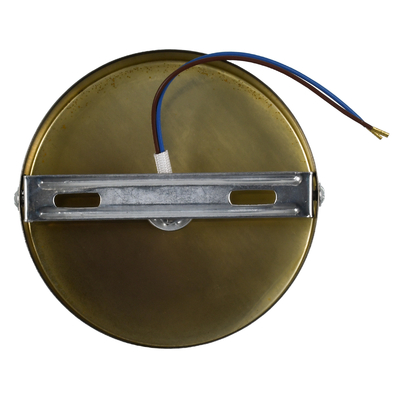 GLOBOSTAR® SARA 00847 Μοντέρνο Φωτιστικό Οροφής με Ντουί 1 x E27 AC 220-240V IP20 - Μπρούτζινο - Μ10 x Π10 x Υ10.3cm