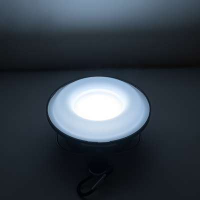 GLOBOSTAR® SOLARLAMP 71487 Λάμπα LED 15W 1500lm 180° DC 5V Powerbank με φορτιστή USB, Φωτοβολταϊκό Panel 5V 1W & Επαναφορτιζόμενη Μπαταρία Li-ion 3.2V 1700mAh IP20 Ψυχρό Λευκό 6000K - Μ12 x Π12 x Υ5cm - 2 Χρόνια Εγγύηση