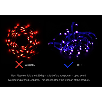 GloboStar® 80025 SONOFF L1-5050RGB-GR-5M-R2 - Smart RGB LED Light Strip Extension 5M Waterproof IP65