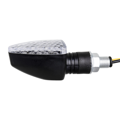 GLOBOSTAR® TURNLIGHT 81751 Φλας Μοτοσυκλέτας LED 2.5W/5W 150lm/300lm 120° DC 12V Αδιάβροχο IP65 Πορτοκαλί - Μ8.3 x Π3 x Υ2.8cm - Πακέτο 2 Τεμαχίων - 1 Χρόνο Εγγύηση