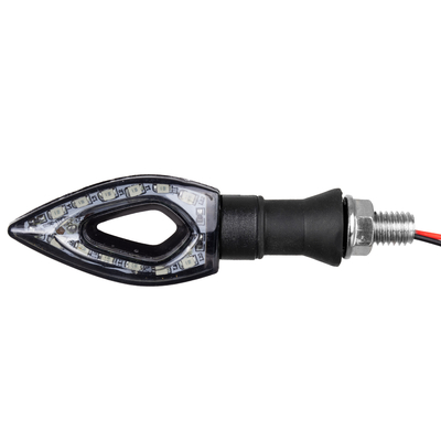 GLOBOSTAR® TURNLIGHT 81752 Φλας Μοτοσυκλέτας LED 2.5W/5W 150lm/300lm 120° DC 12V Αδιάβροχο IP65 Πορτοκαλί - Μ11.1 x Π3 x Υ2.1cm - Πακέτο 2 Τεμαχίων - 1 Χρόνο Εγγύηση