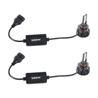 GloboStar® 82026 H10 F2 Line KIT Βασικού Φωτισμού Αυτοκινήτου & Φορτηγού 3rd Generation Can-Bus Series LED CREE CXB COB 30/60W 7000lm DC 12V Αδιάβροχο IP65 Ψυχρό Λευκό 6000K