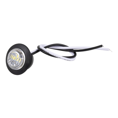 GloboStar® 85307 Πακέτο 50 Τεμάχια Φώτα Όγκου για Φορτηγά BULLET PIN LED SMD 5730 1W / Τεμ. 100lm DC 24V Αδιάβροχα IP65 Ψυχρό Λευκό 6000K