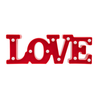 GloboStar® 76548 Επιτραπέζιο Φωτιστικό Πορτατίφ LED 2W -lm 180° με Μπαταρίες (Δεν Περιλαμβάνονται) IP20 Θερμό Λευκό 2700K Κόκκινο Πλαστικό - Μ30 x Π10.7 x Υ4cm - 2 Xρόνια Εγγύηση