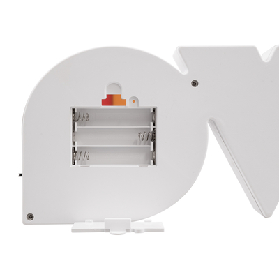 GloboStar® 76551 Επιτραπέζιο Φωτιστικό Πορτατίφ LED 2W -lm 180° με Μπαταρίες (Δεν Περιλαμβάνονται) IP20 Ψυχρό Λευκό 6000K Πολύχρωμο Πλαστικό - Μ36 x Π13.5 x Υ4.8cm - 2 Xρόνια Εγγύηση