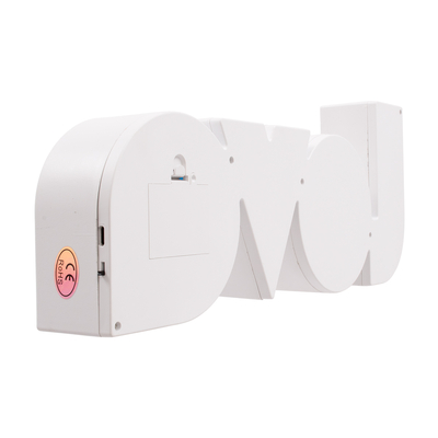 GloboStar® 76553 Επιτραπέζιο Φωτιστικό Πορτατίφ LED 2W -lm 180° με Μπαταρίες (Δεν Περιλαμβάνονται) IP20 Ψυχρό Λευκό 6000K Πολύχρωμο Πλαστικό - Μ36 x Π13.5 x Υ4.8cm - 2 Xρόνια Εγγύηση