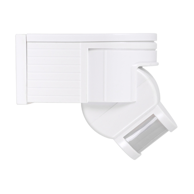 GloboStar® 79092 Επίτοιχος PIR Ανιχνευτής-Αισθητήρας Κίνησης 180° 6m Motion Sensor AC 230V Max 1380W