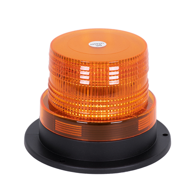 GloboStar® 85153 PRO Series Φάρος Σήμανσης Οχήματος Οδικής Βοήθείας για Αυτοκίνητα & Φορτηγά STROBE LED 10W DC 12-24V Αδιάβροχος IP65 Πορτοκαλί