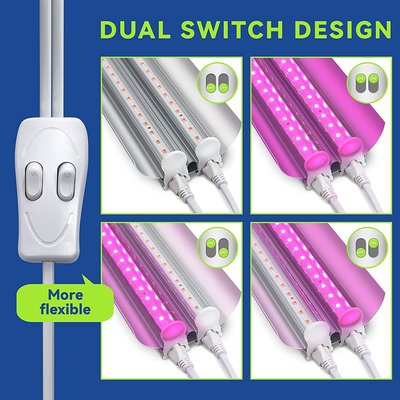 GloboStar® 85958 Linear Grow Light Full Spectrum LED Γραμμικό Φωτιστικό Ανάπτυξης Φυτών Θερμοκηπίου 120cm SMD 2835 200W 120° AC230V IP54 Εσωτερικού Χώρου για Κάλυψη Επιφάνειας 1.2m x 1.2m Πλήρους Φάσματος Φωτισμού