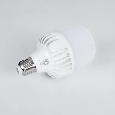 GloboStar® HIGHBAY 60060 Λάμπα E27 LED 25W 3000lm 260° AC 220-240V Αδιάβροχο IP44 Ψυχρό Λευκό 6000K - Lumileds SMD Chip - Λευκό Γαλακτερό - Μ8 x Π8 x Υ15cm - 3 Χρόνια Εγγύηση