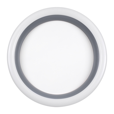 GLOBOSTAR® ARIANA 61036 Μοντέρνο Φωτιστικό Οροφής LED 55W 6376lm 120° AC 220-240V IP20 Ρυθμιζόμενο Λευκό CCT με Χειριστήριο από 2700K έως 6000K Dimmable - Lumileds SMD Chip - Γκρι - Μ48 x Π48 x Υ9cm - 3 Χρόνια Εγγύηση