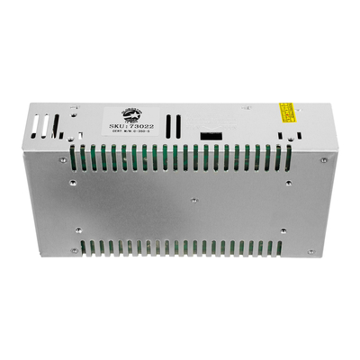 GLOBOSTAR® LUMIVOLT 73022 Τροφοδοτικό/Μετασχηματιστής PELV 350W 70A DC 5V IP20 - AC 220-240V σε DC 5V / Ρυθμιζόμενo από DC 4V έως DC 6V - Μ21.5 x Π11.5 x Υ5cm - 3 Χρόνια Εγγύηση