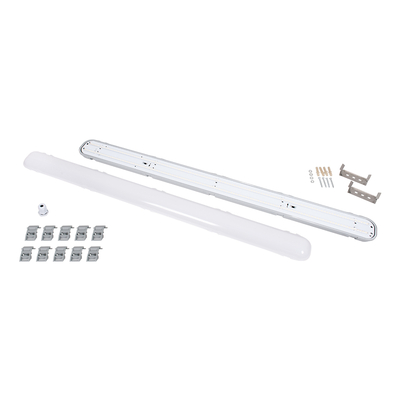 GloboStar® 60173 LED Γραμμικό Βιομηχανικό Φωτιστικό Tri-Proof 120cm 48W 5617lm 120° AC 220-240V Αδιάβροχο IP65 Μ120 x Π10,5 x Υ8cm Ψυχρό Λευκό 6000K - 3 Χρόνια Εγγύηση